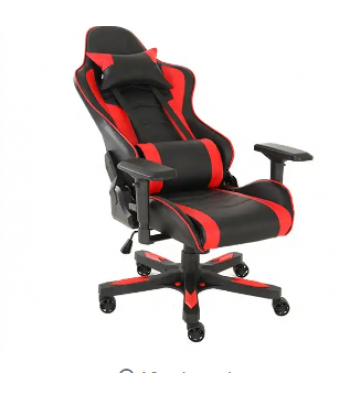 Shopmore  Καρέκλα Gaming MN180° Μαύρη -Κόκκινη GA-213R