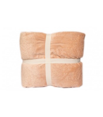 Κουβέρτα Προβατάκι Ανάγλυφη,Υπέρδιπλη 220Χ240, Ροζ, Blanket-005