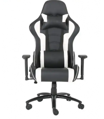 Shopmore Καρέκλα Gaming MN180° Μαύρο- Λευκό GA-213W